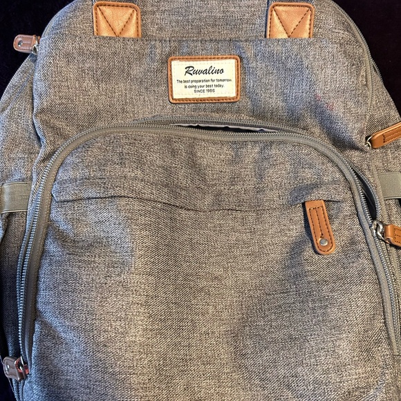 RUVALINO Diaper Bag Backpack-Multifunction Travel Baby Diaper Bag EUC - Picture 1 of 13